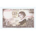 billete cien pesetas
