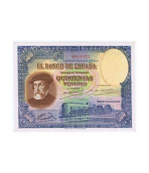1935 01 07 madrid 500 pesetas ebc serie 0810375