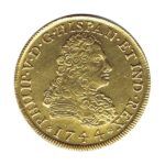 Moneda De Oro 8 Escudos Carlos Iv 1808 Mexico Th