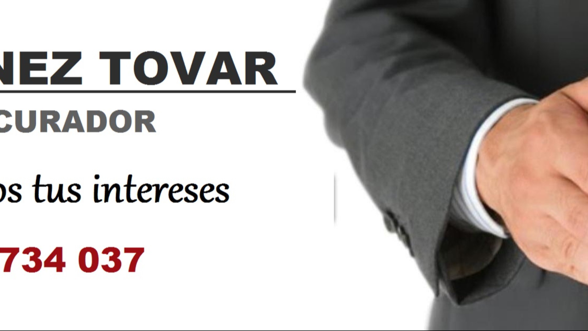 TOVAR PROCURADOR BADAJOZ, MÉRIDA, CÁCERES