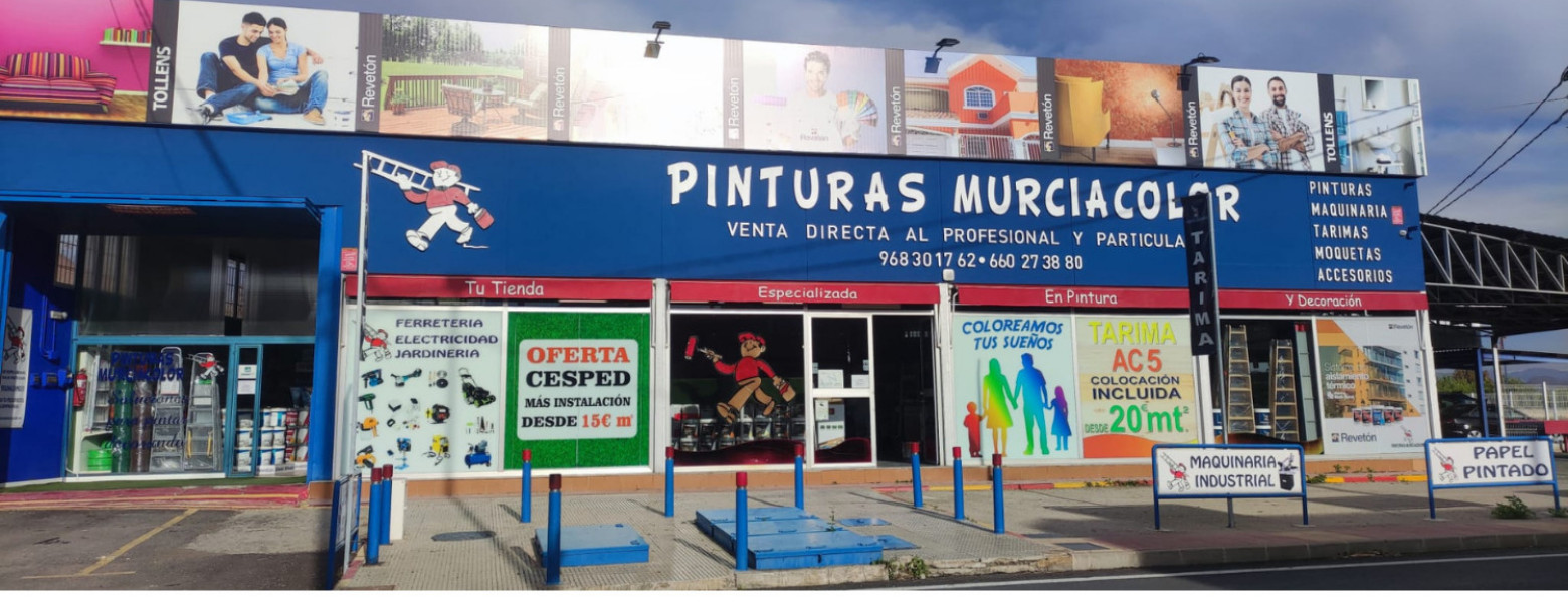 Pinturas Murciacolor - Tienda de pinturas en Murcia - Imagen 1