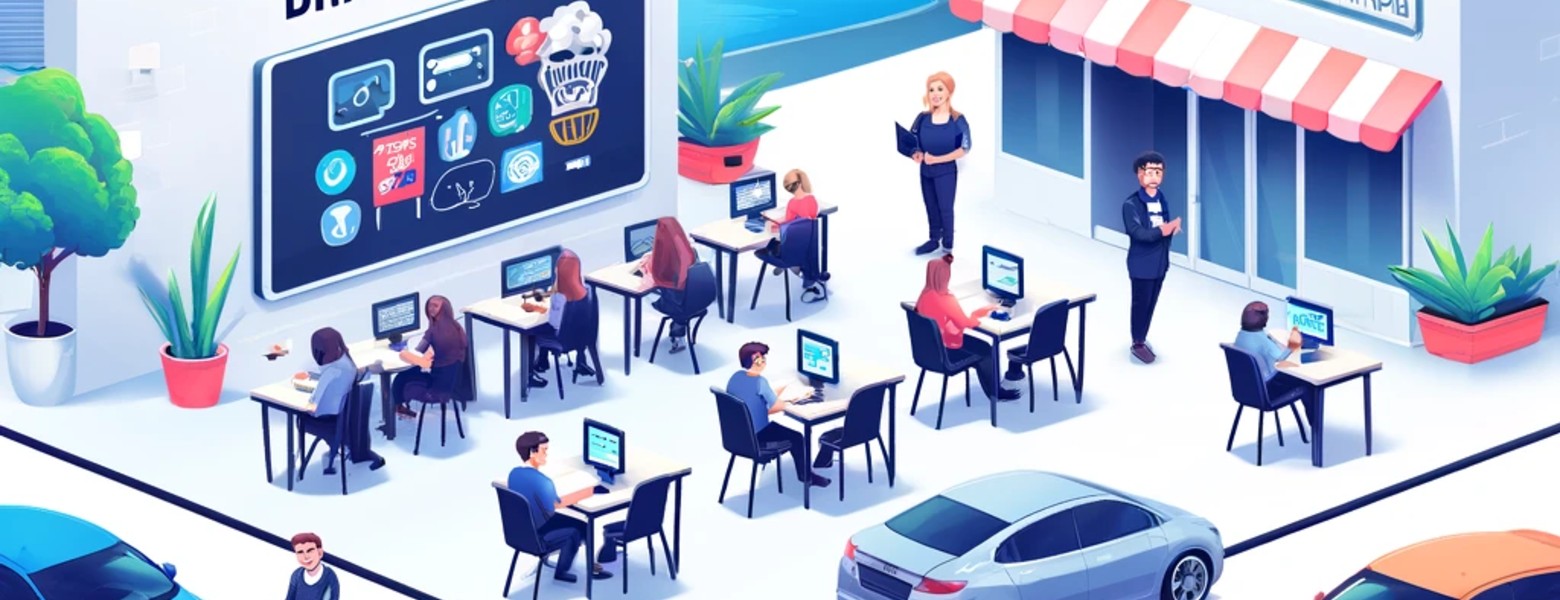 Fotos de DALL·E 2024 05 24 05.00.06 A Modern Driving School In Valencia With Students Learning To Drive In Various Vehicles Such As Cars Motorcycles And Buses. The Image Should Show Th Autoescuela Valencia Vallbona - Centro de Formación - Imagen 3