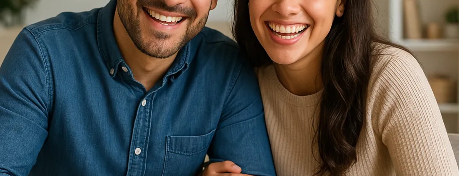 Fotos de Pareja Sonriente Compra Piso Inmobiliaria Alcorcón - De La Orden - Imagen 4