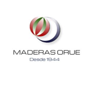 Logo de Maderas Orue. Fabricantes de palets de madera