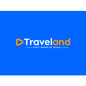 Logo de Traveland - don't worry be Travel