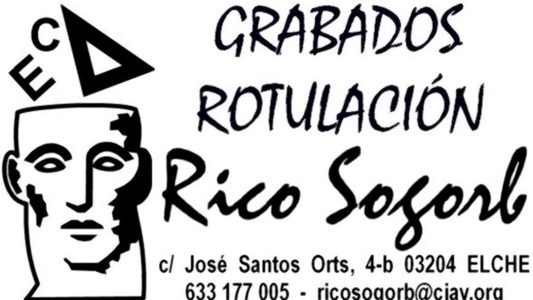 Foto de Grabado Impresiones Rótulos Rico Sogorb en Elx - Imagen 1