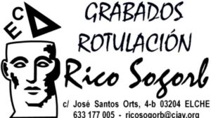Grabado Impresiones Rótulos Rico Sogorb - Servicios a particulares en Elx Grabado Impresiones Rótulos Rico Sogorb - Servicios a particulares en Elx